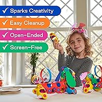 Vista 5 de Clixo Crew - Paquete de 30 piezas – El juguete magnético de construcción flexible, duradero, que aumenta la imaginación, diseños modernos