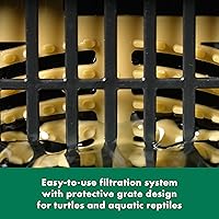 Vista 6 de Zilla Filtro interno para reptiles acuáticos con tecnología SmartClean, para tortugas y reptiles acuáticos, mediano