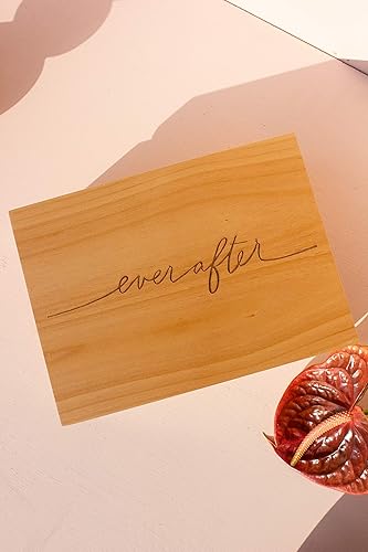 Miniatura 4 de Ever After Wood Keepsake Box [Personalized Custom Gifts, Anniversary, Wedding, Memory]