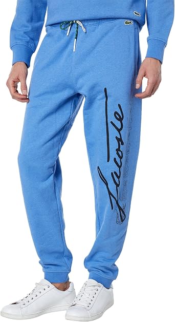 Pantalones y bermudas Lacoste Hombre | Vaqueros de hombre slim fit en dril  elástico con cinco bolsillos Azul « Portelamor