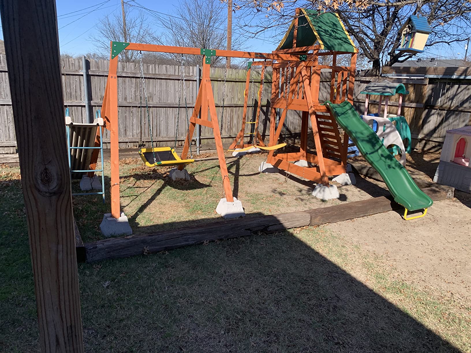 33/mo Finance Sportspower Amazon Exclusive Olympia Wood Swing Set