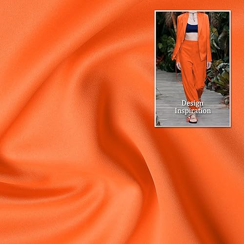 Miniatura 4 de DUALIFE Cortinas naranjas para sala de estar, dormitorio, decoración de Halloween, otoño con bloqueo de luz, cortinas de triple tejido para