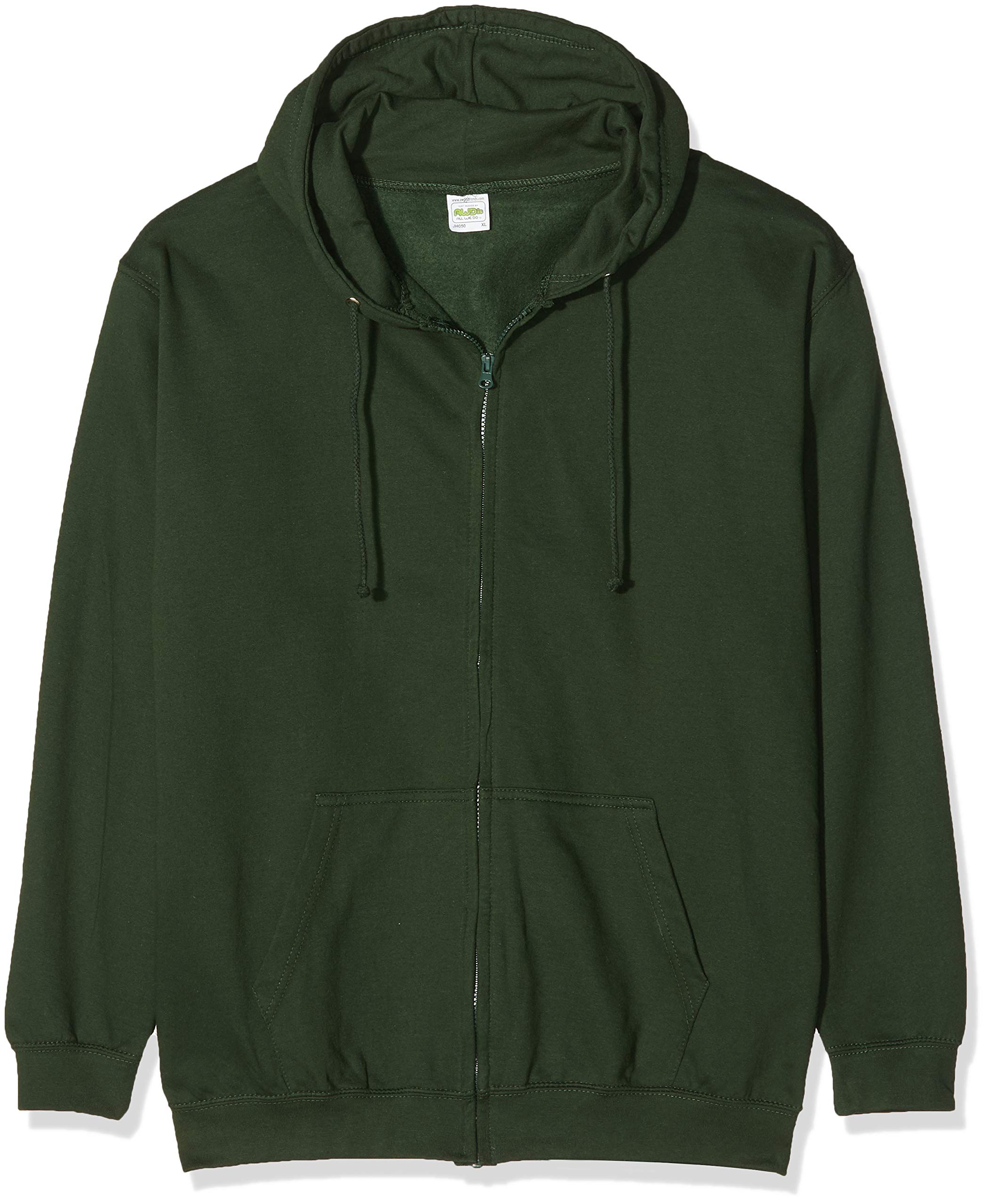 Just Hoods Unisex Vert Full Zip Hoodie