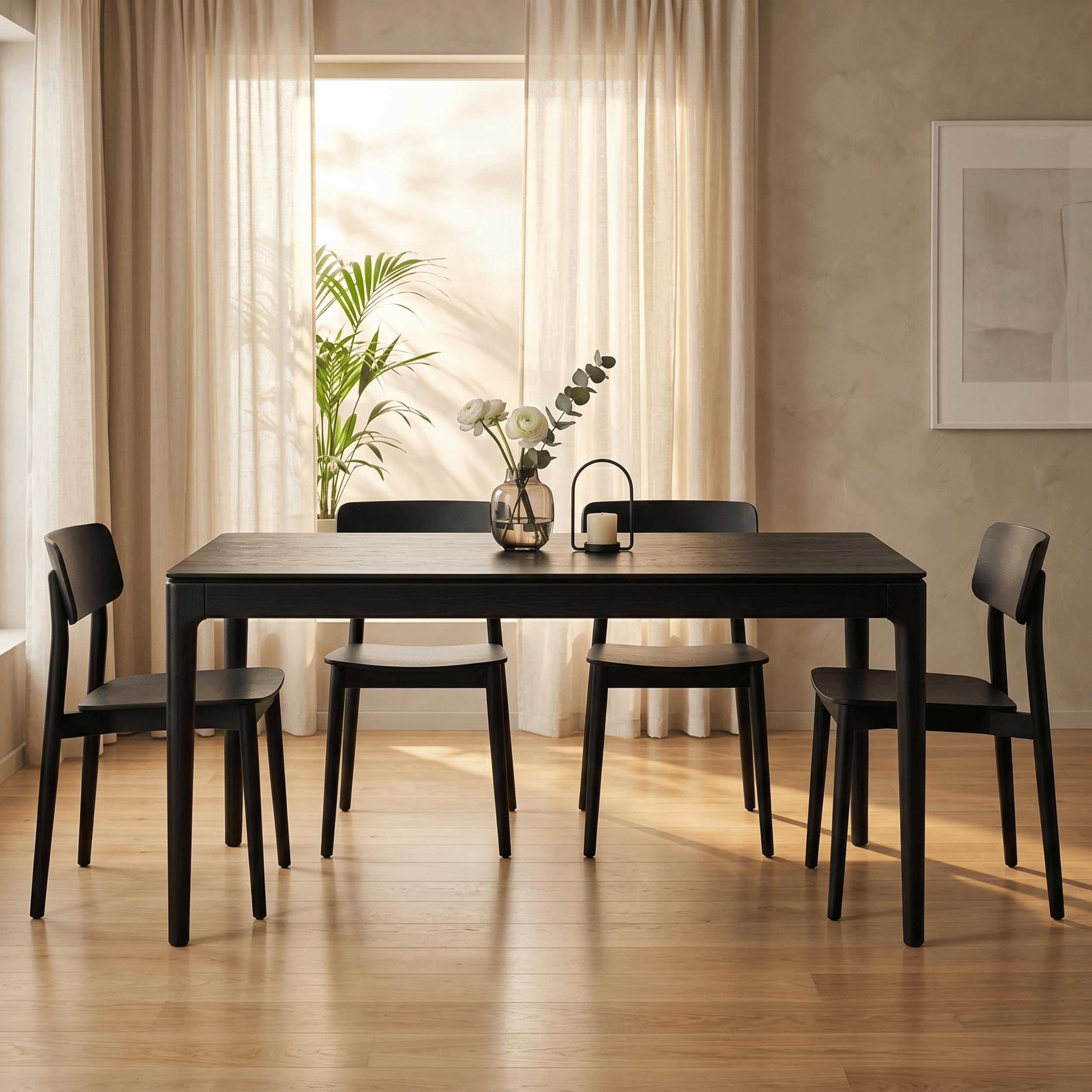 Amazon.com - Mingle 55 Inch Modern Rectangular Dining Table, Seats