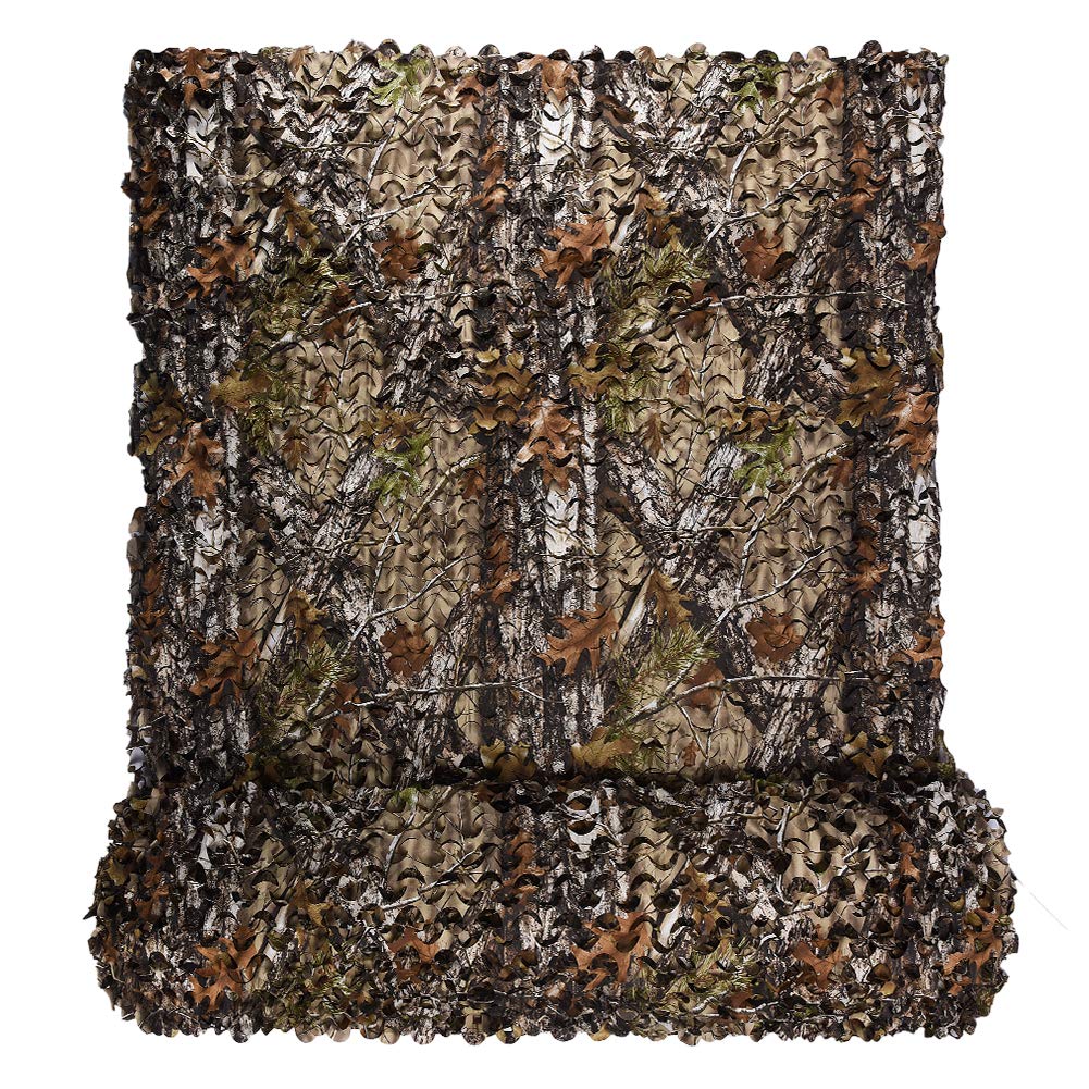 LOOGU Tarnnetz für Sichtschutz Sonnenschutz Abdeckung Dekoration Waldoptik Baum Design Tarnung Camouflage Netz für Haus Garten Camping Jagd