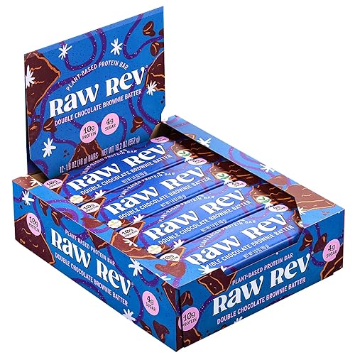 Raw Rev Glo Vegan - barras de proteínas sin gluten