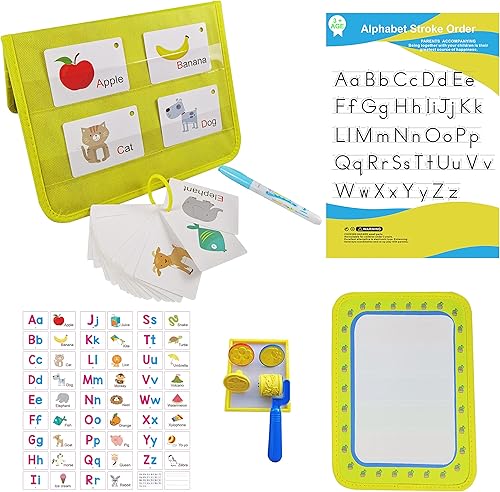 Montessori Busy Book para niños pequeños de 1 a 3 años | Actividades de aprendizaje preescolar reutilizables | Sin tinta desordenada, solo agua.