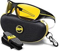 Vista 1 de BLUPOND Gafas de Conducción Día/Noche - Chopper - Visión Más Clara para Conducir Nocturna en Motocicleta, Correr, Ciclismo - TAC Antirreflejos