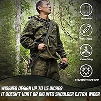 Vista 8 de VVAAGG Eslinga de dos puntos con junta giratoria, eslinga de paracaídas antideslizante con correa de longitud ajustable