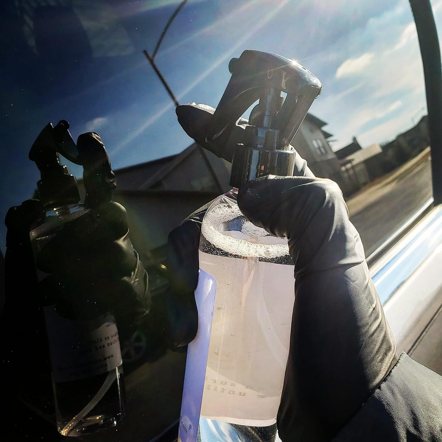 Nanotech Surface Solutions Windshield Care Kit- Includes Windshield Rain Repellent (2 Units)- Increase Visibility During Rainy Days and Glass Cleaner (2 Oz.)- Streak & Ammonia-Free Solution (6)