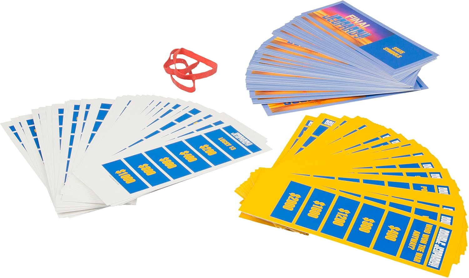 Outset Media Jeopardy The Card Game - Travel Quiz Game with 108 Answers and Questions - Ages 12+