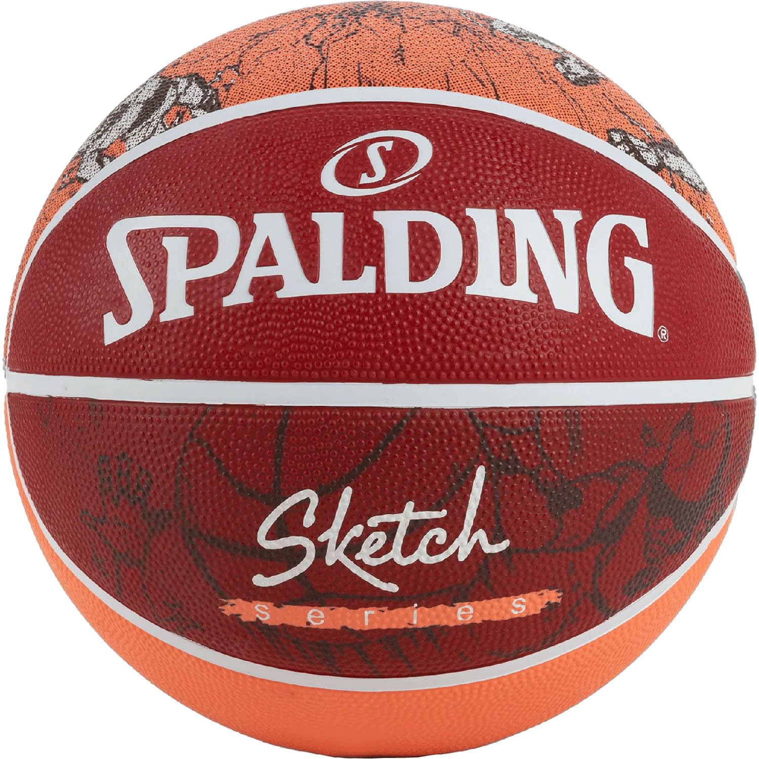 Spalding Unisex Adult Basketballs, Red, 7