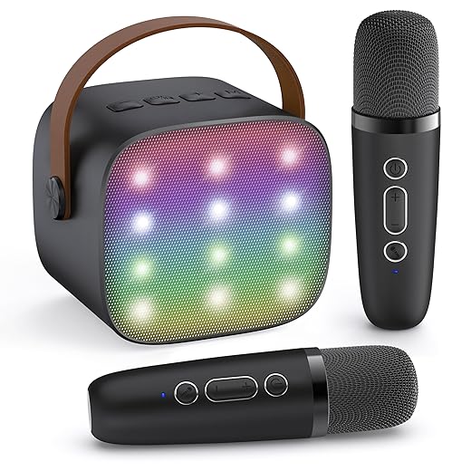 YLL Karaoke Machine for Kids Toy, Karaoke Gifts for Girls Ages 4, 5, 6, 7, 8, 9, 10, 12 +Year Old Birthday Party, 4-12 Years Old Christmas Toys Gift for Girls (Purple)