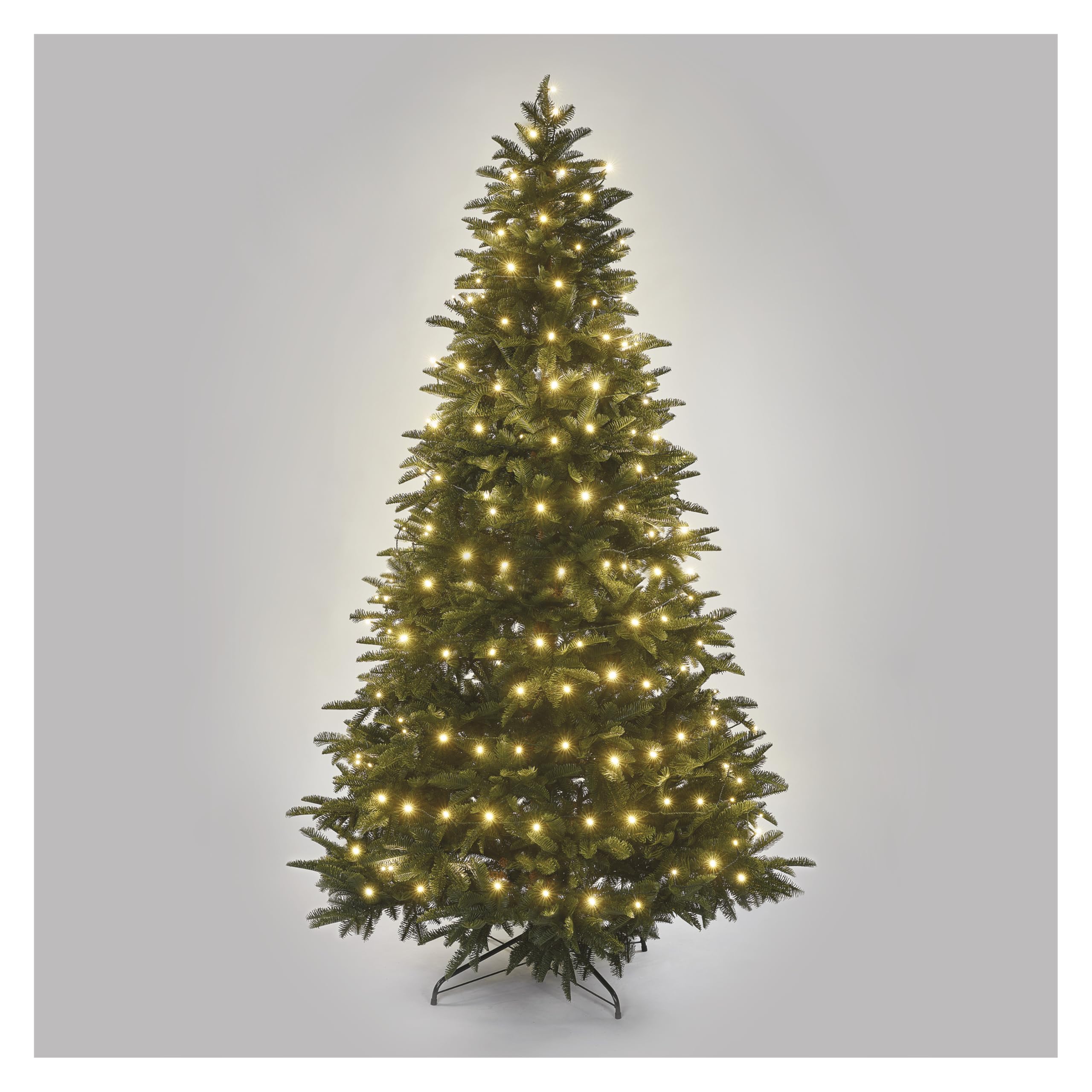 EMOS LED-Lichterkette warmweiß für Innen und Außen, 50m lange IP44 Weihnachtslichterkette mit 500 LEDs + 5m Zuleitung und Netzteil, 8 Modi und 6h Timer Funktion, für Party, Weihnachten, Deko