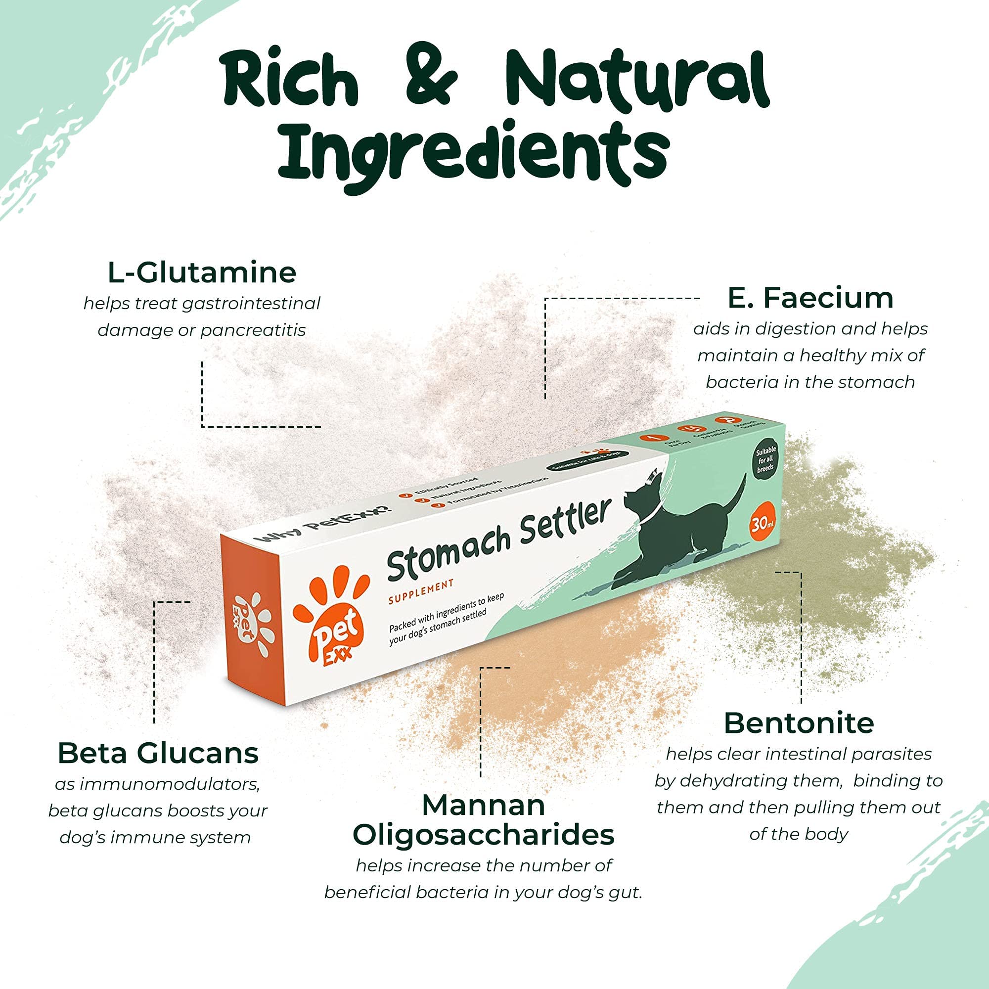 PetExx Stomach Settler, Fastacting Probiotic paste Diarrhoea & Upset