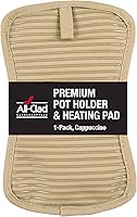 Vista 25 de All-Clad Soporte Premium para Ollas y Almohadilla Térmica: Resistente al Calor hasta 500 Grados - 100% Algodón, Almohadilla Térmica de 10"x6.25