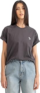 حذاء كلاسيكي مريح مزين بحجر مغسول مع طباعة كلاسيكية للنساء من ايه اس تي كيه (عبوة من قطعة واحدة)