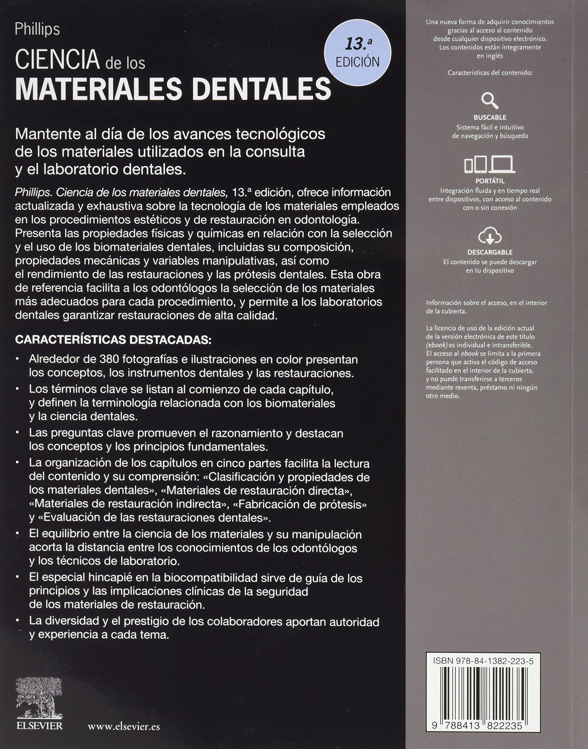 PHILLIPS. Ciencia de los materiales dentales