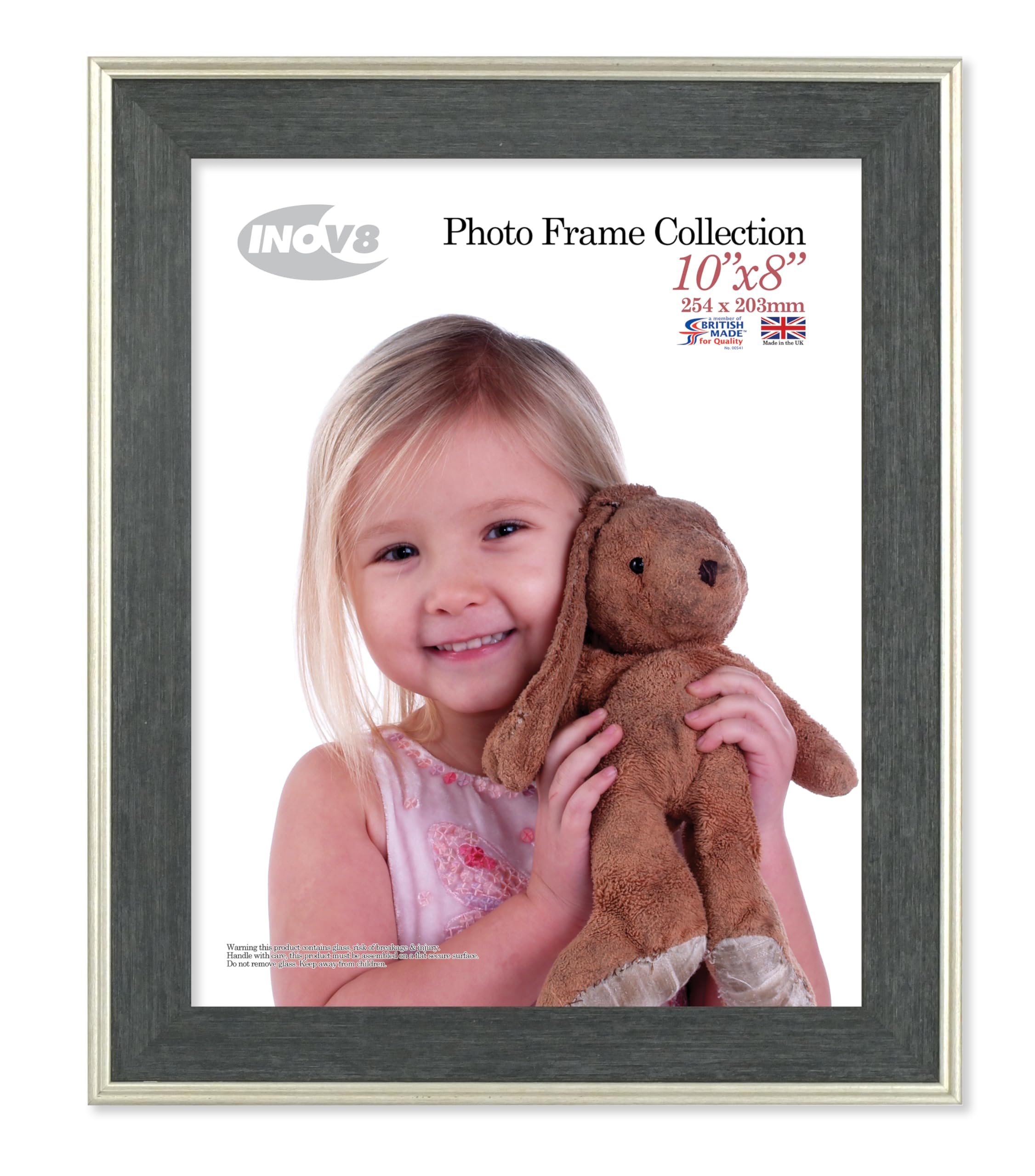 Inov8 Framing Photo Frame, Black, 10x8