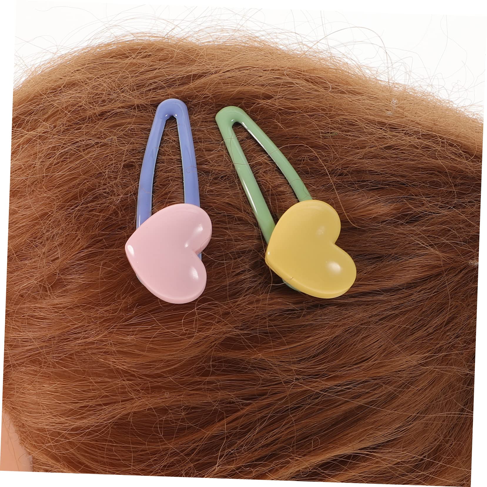Healeved 50pezzi Fermagli Per Colorati Clip Per Leggeri e Resistenti Accessori Per Ragazze Adatti Tutti Tipi Acconciature e