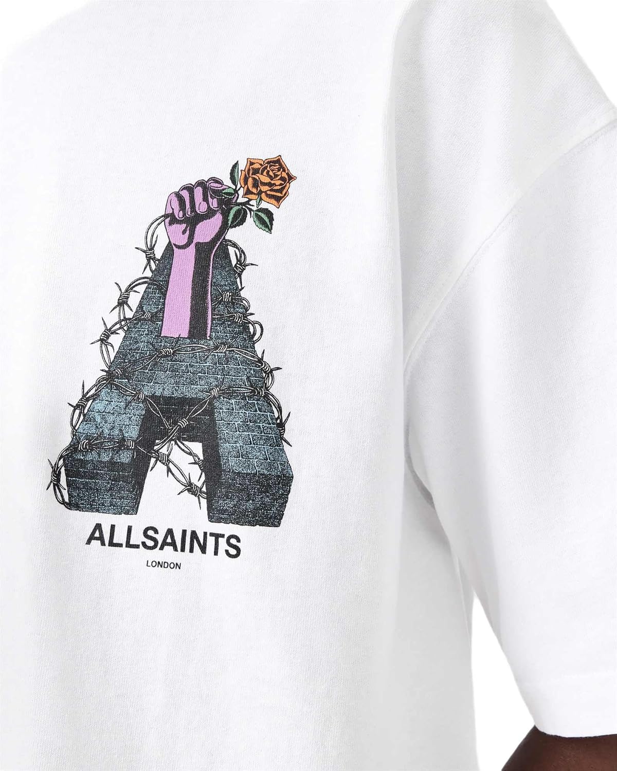 AllSaints Mens Men's Tees - Image 4