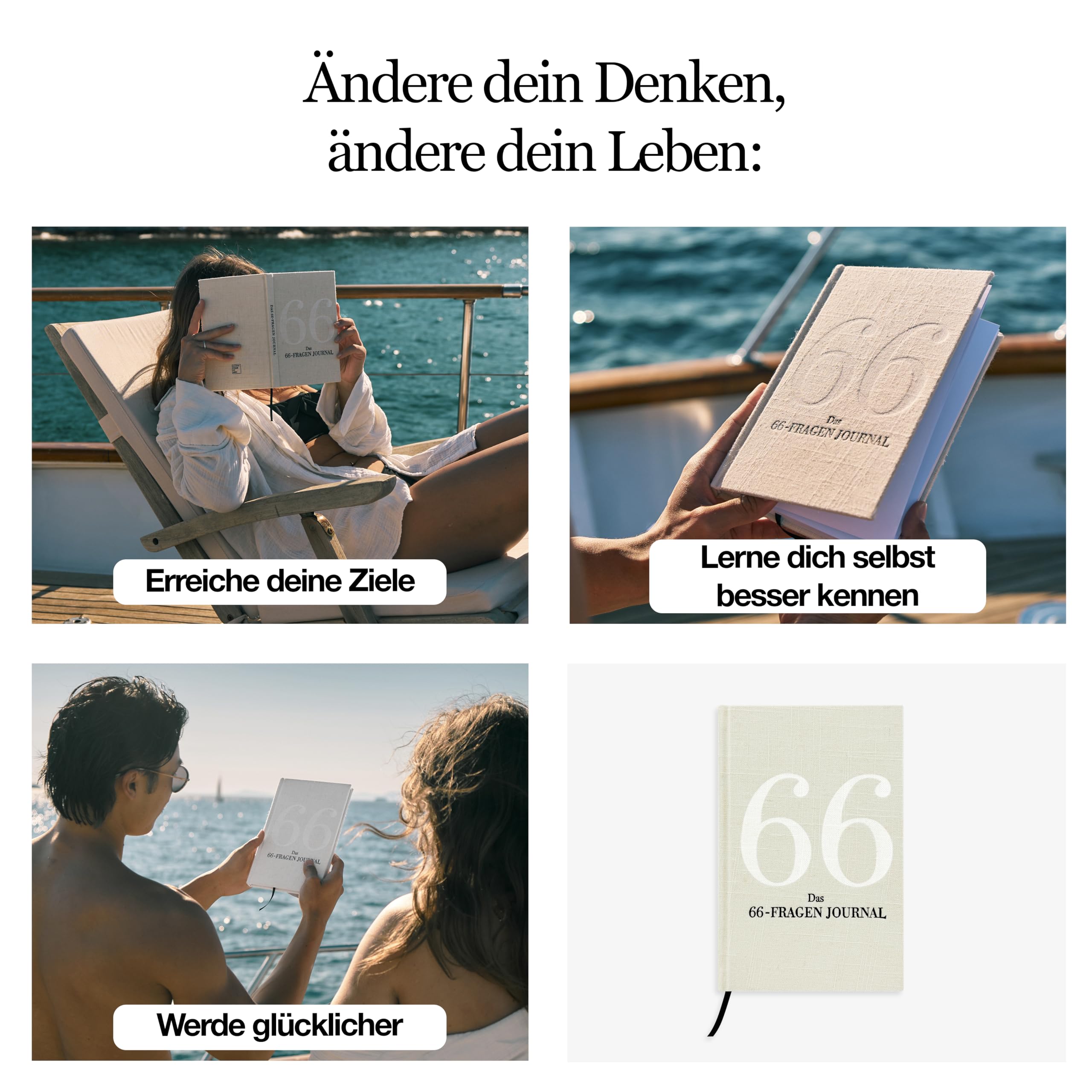 Das 66-Fragen Journal - Das Original | Mit 66 Reflexionsübungen zu mehr Selbstbewusstsein, Klarheit und innerer Stärke