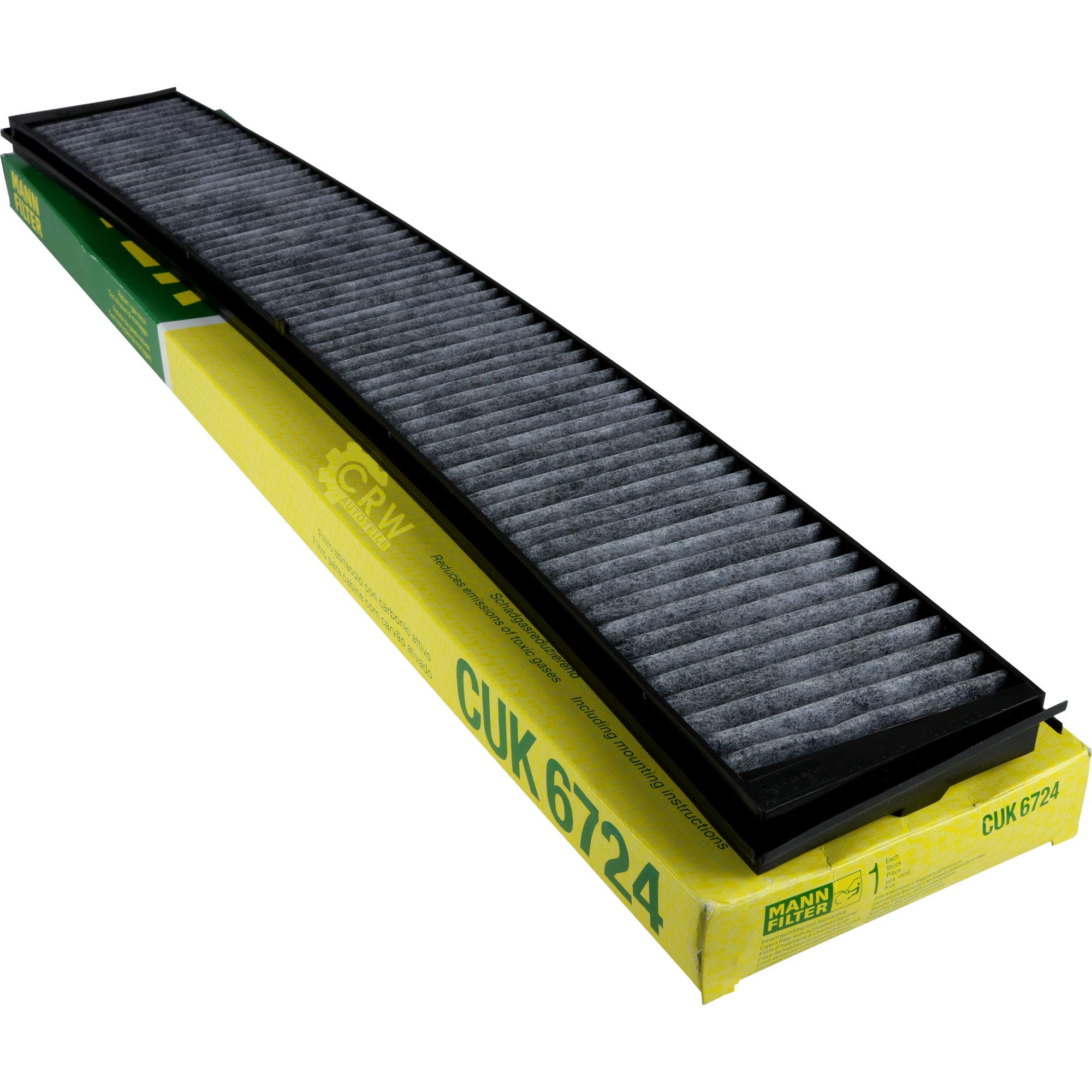 Paquete de inspección Kit de mantenimiento de filtros con filtro de aceite HU 925/4 x, filtro de aire C 25 114/1, filtro de combustible WK 532/1, filtro de habitáculo CUK 6724, tornillo de