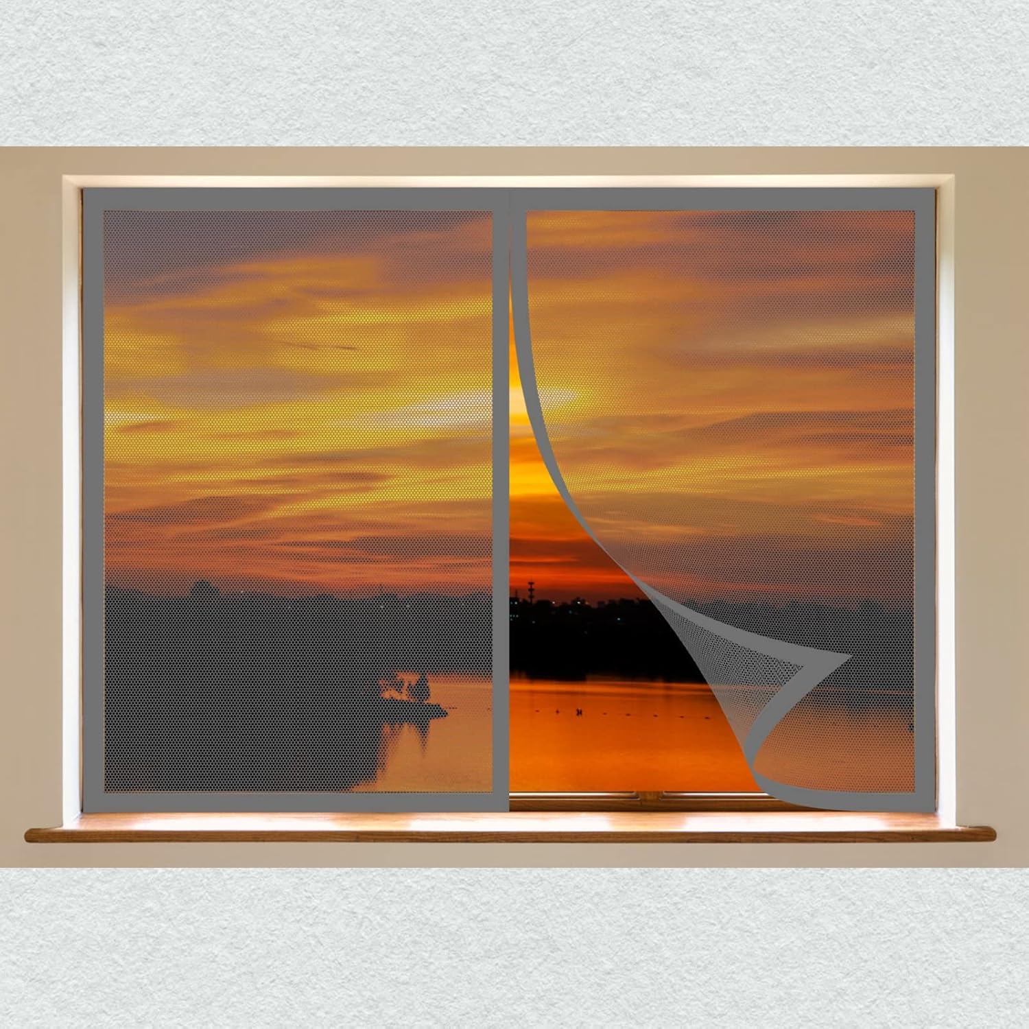 Mosquito Net Window Fly Screen 125 x 55 cm Fly Screen Nets for Window