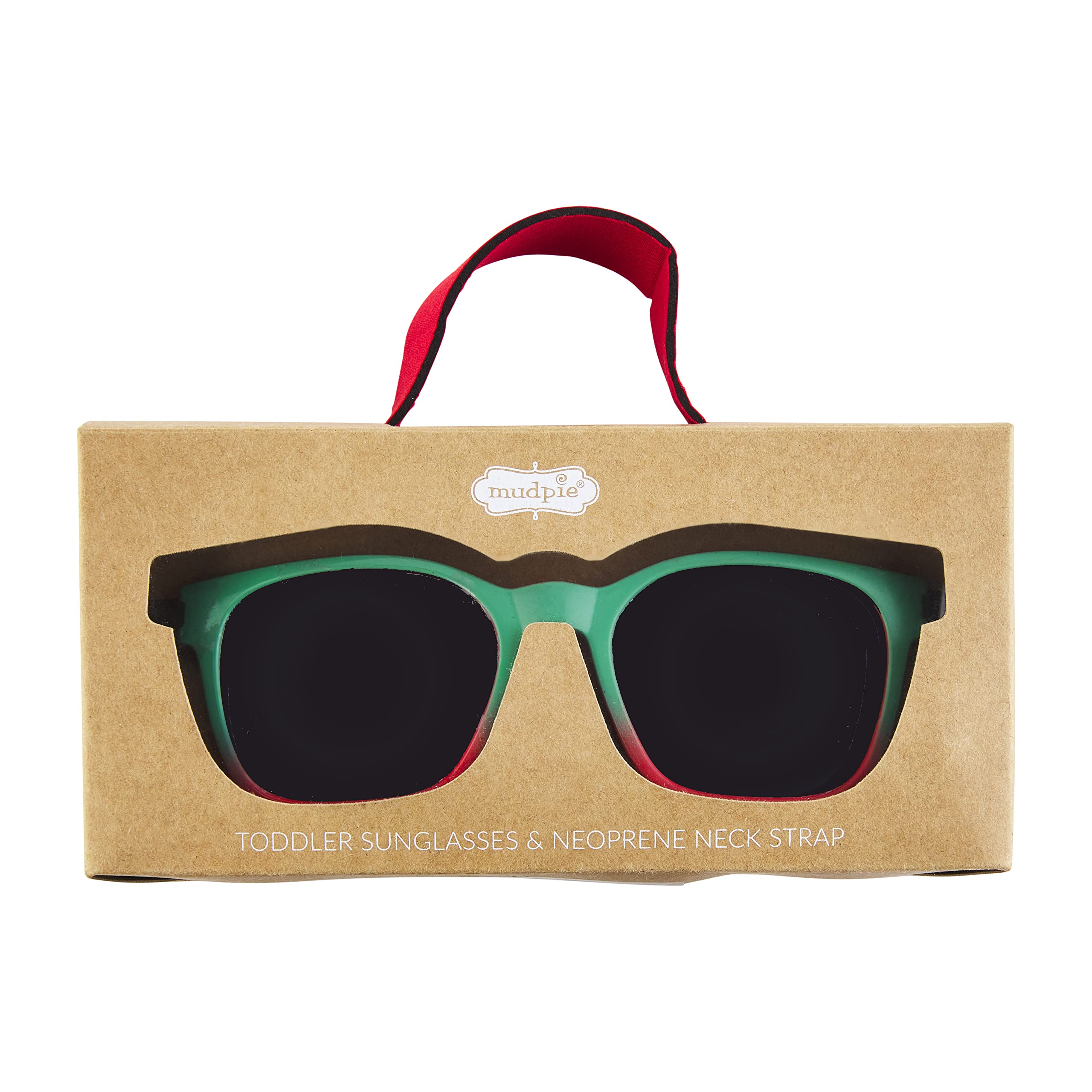 Mud Pie Glam - Juego de lentes de sol y correa para niño pequeño