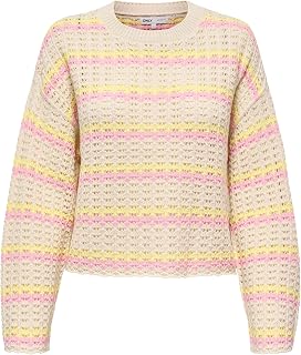 ONLY Damen Onlasa Ls O-Neck KNT Nca
