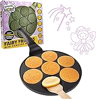 Vista 16 de Kitty Friends Sartén Mini para Panqueques - Haz 7 Diseños Únicos de Panqueques con Forma de Gato, Plancha Antiadherente para Hacer Pasteles