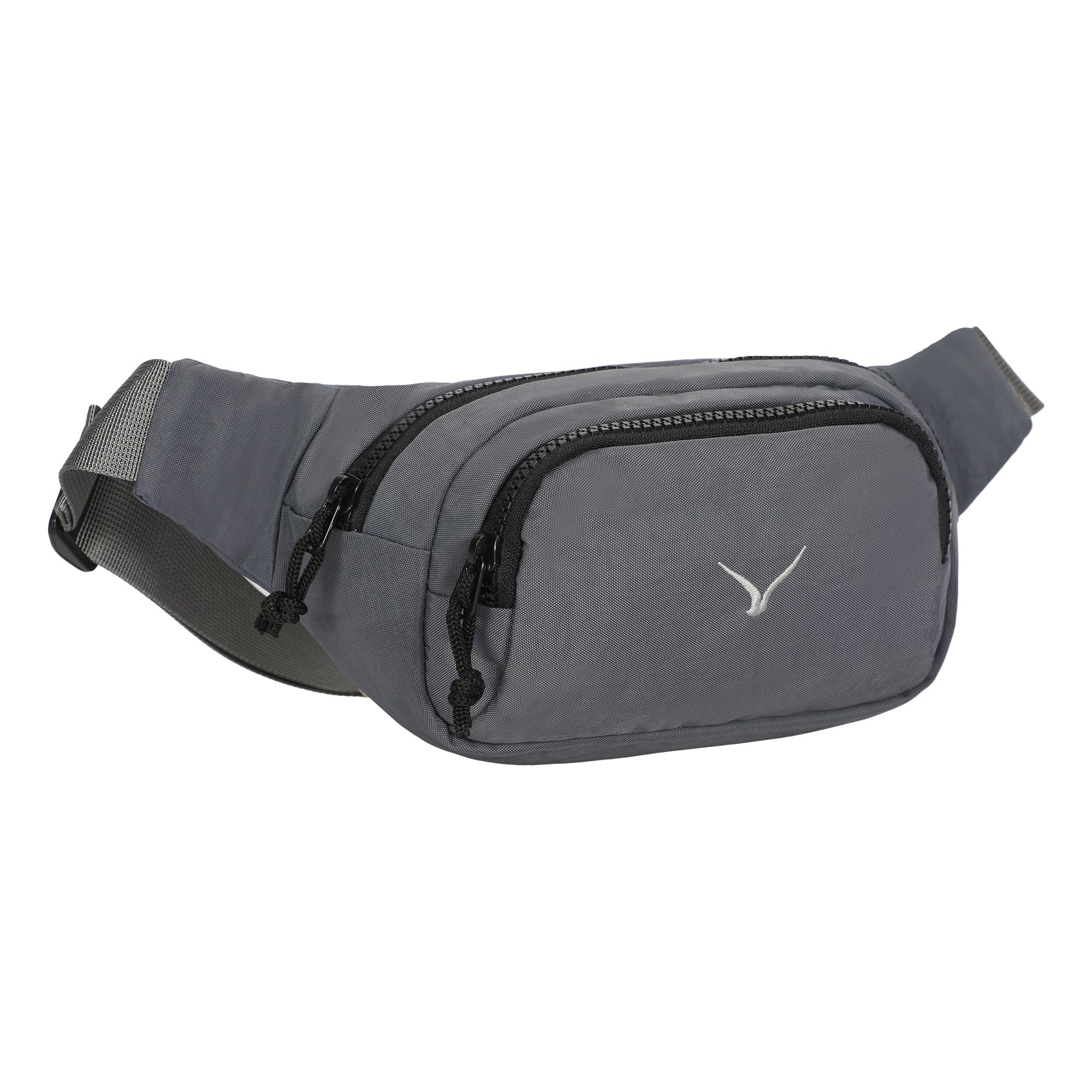 Hynes EagleFanny Pack Belt Bag for Women Men Fashionable Sling Crossbody Bag Waist Pack with Adjustable Strap Grey