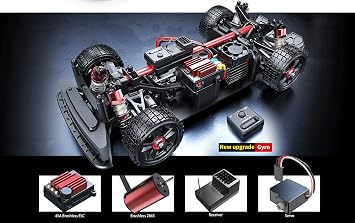 MJX Hyper Go 14302 Brushless RC Car, 1:14 4WD Drift/Rally Truck, 55KM/H High Speed RC Truck For Adults, 4X4 Remote Control Car Brushless, 1/14 Scale 4WD RC For Adults With Extra Tires, Gifts For Teens