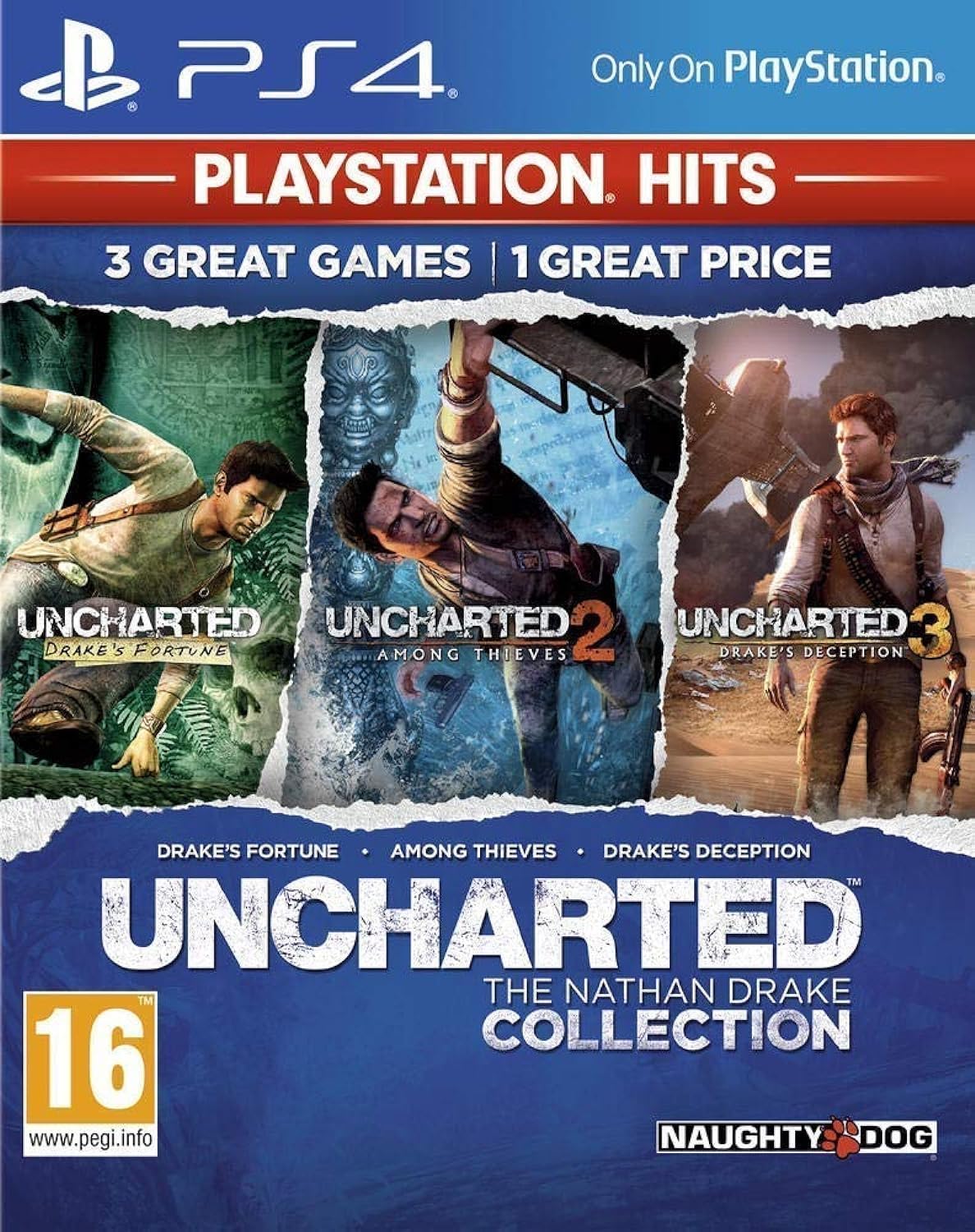 Uncharted Collection Hits | PS4 Game (PlayStation 4)