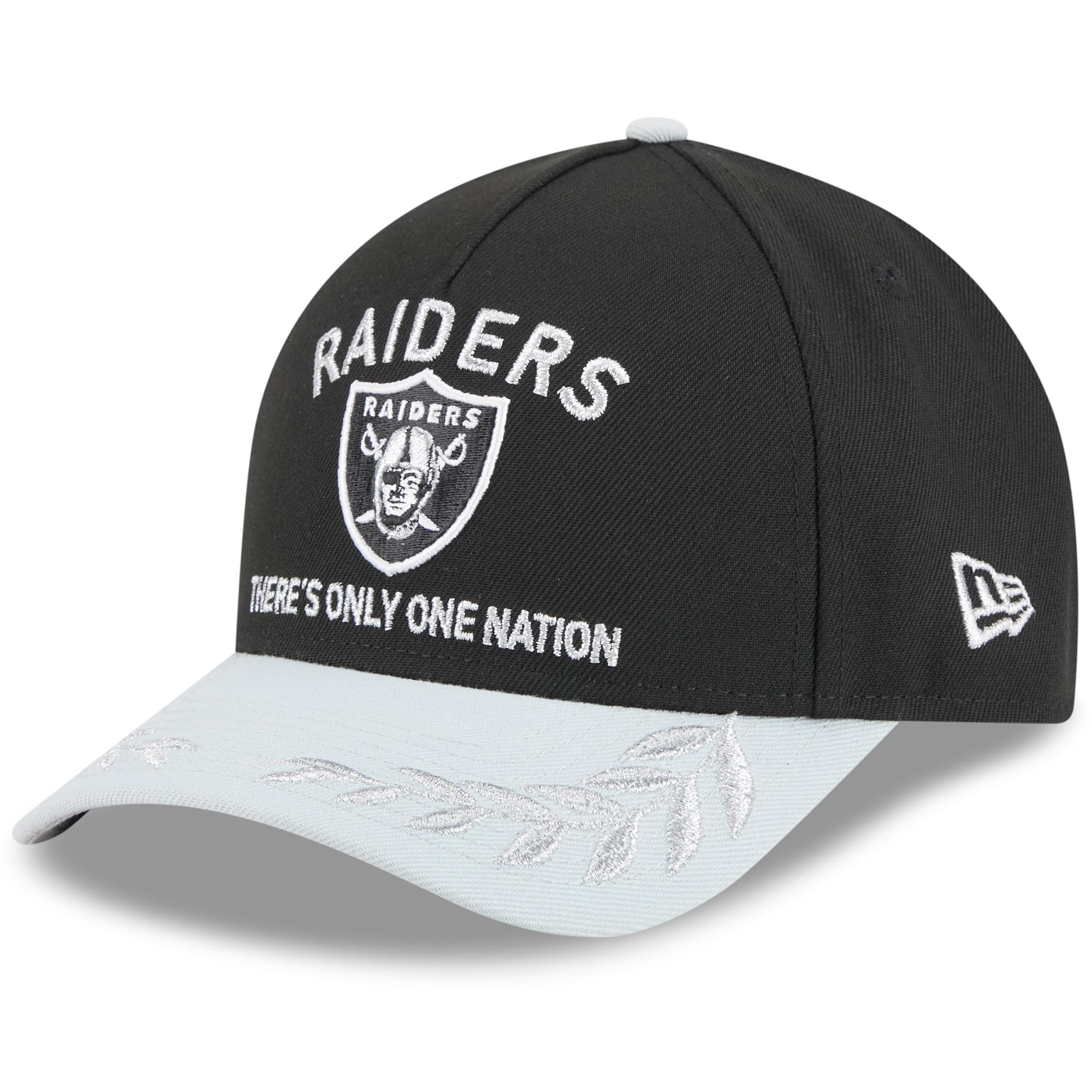 New Era Adult's NFL Draft 9FORTY NFL Las Vegas Raiders Baseball Cap Hat Black