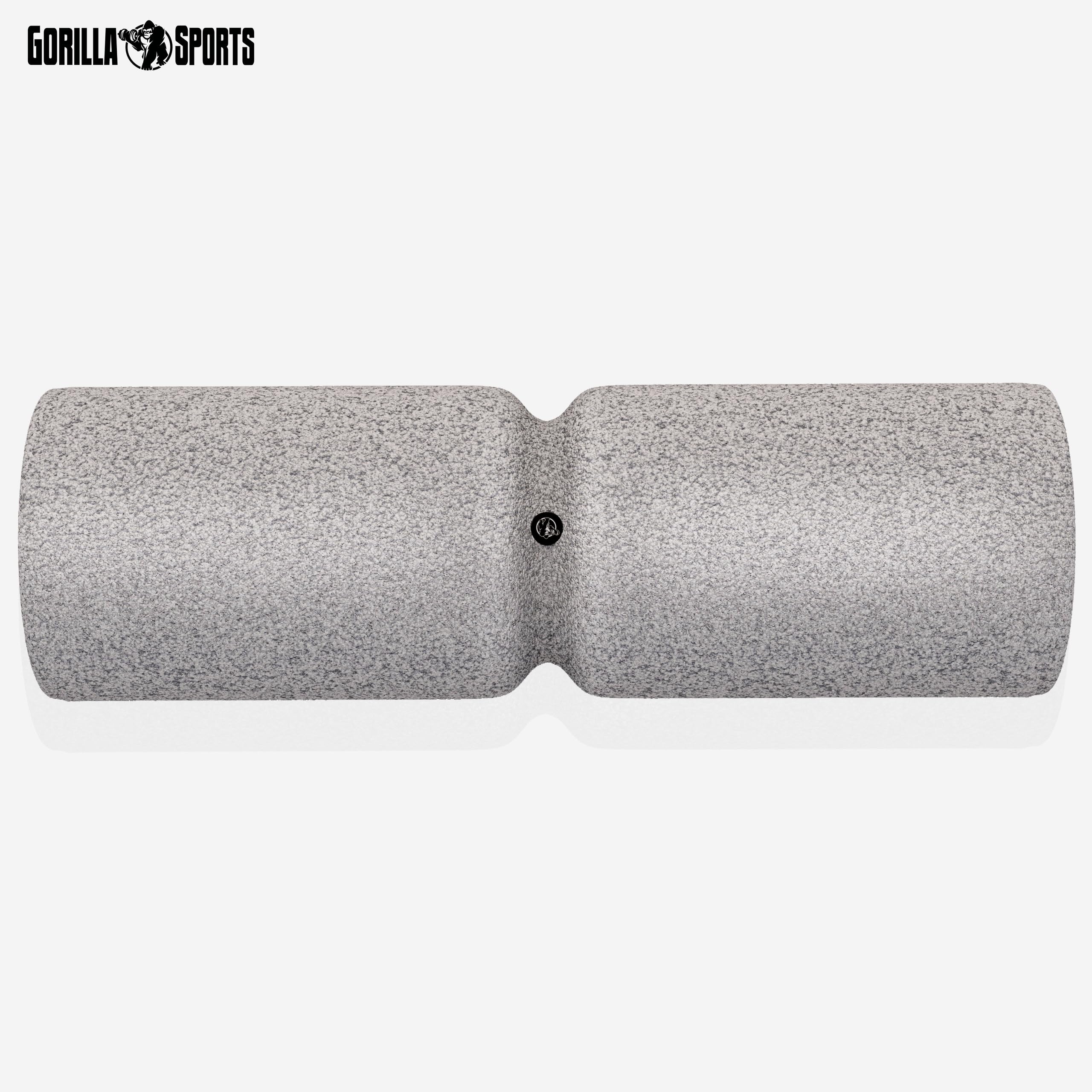GORILLA SPORTS® Rouleau De Massage Musculaire Haute Densité 38x13 Cm - Foam Roller EPP Pour Dos, Jambes, Récupération Et Soulagement Profond (Rouge)