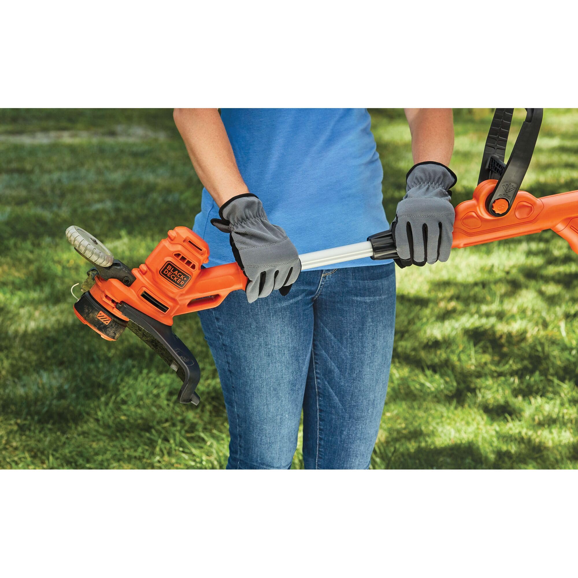 BLACK+DECKER Weed Wacker with Auto Feed, 14-Inch 2 in 1 String Trimmer Lawn Edger, Powerful 6.5-Amp Lightweight Electric Weed Eater (BESTA510) — Amazon image 10
