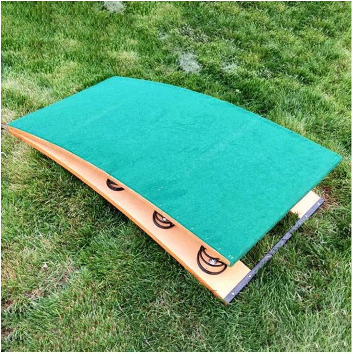 Vaulting Board for Gymnastics Training - Wooden Elastic with Anti-Slip Felt & Feet Pads - Ideal for High/Long Jump Flips - Perfect for Wushu and School Use