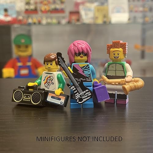 Miniatura 7 de Brick Loot Paquete de construcción de instrumentos musicales  38 accesorios de juguete para minifiguras  Compatible con otras marcas  Incluye