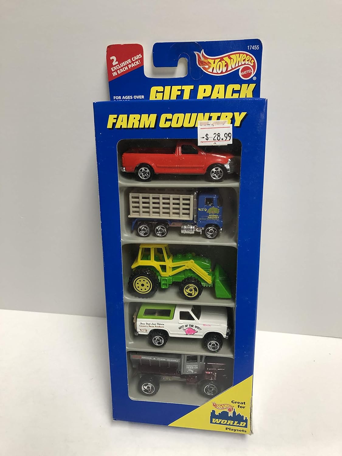 Hot Wheels Farm Country - 5 Vehicle Gift Pack 1996