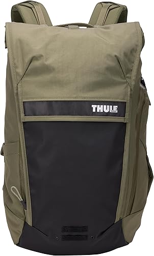 Vista 55 de Thule Paramount - Mochila de 27 litros - Mochila de viaje - Bolsillo acolchado para una computadora portátil de 16 pulgadas, color verde suave