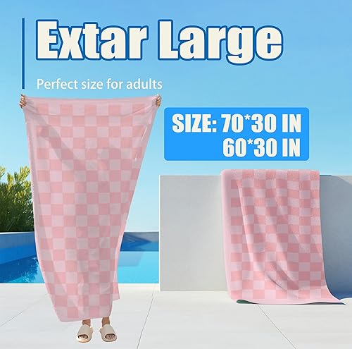 Miniatura 2 de Hufuaoey Toallas de playa de microfibra para mujer, sin arena, toallas de playa para adultos, toallas de baño de secado rápido, extra grandes, 30 x