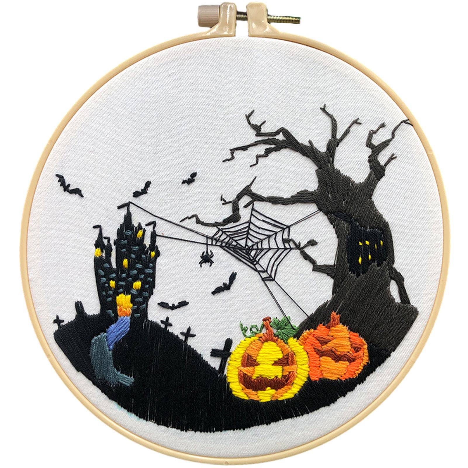 Amazon.co.jp: ハロウィン刺繍キット - ハロウィン パンプキン