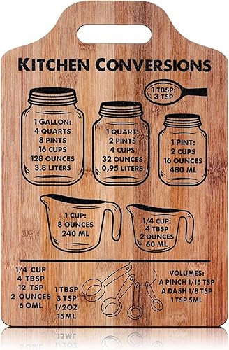 Rustic Kitchen Conversion Chart Wooden Wall Art Decor Measurements Conversion Chart Decorative Sign Kitchen Cooking Gadgets Baking Cooking Gifts for