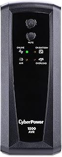 CyberPower CP1500AVRT AVR UPS System, 1500VA/900W, 10 Outlets, Mini-Tower