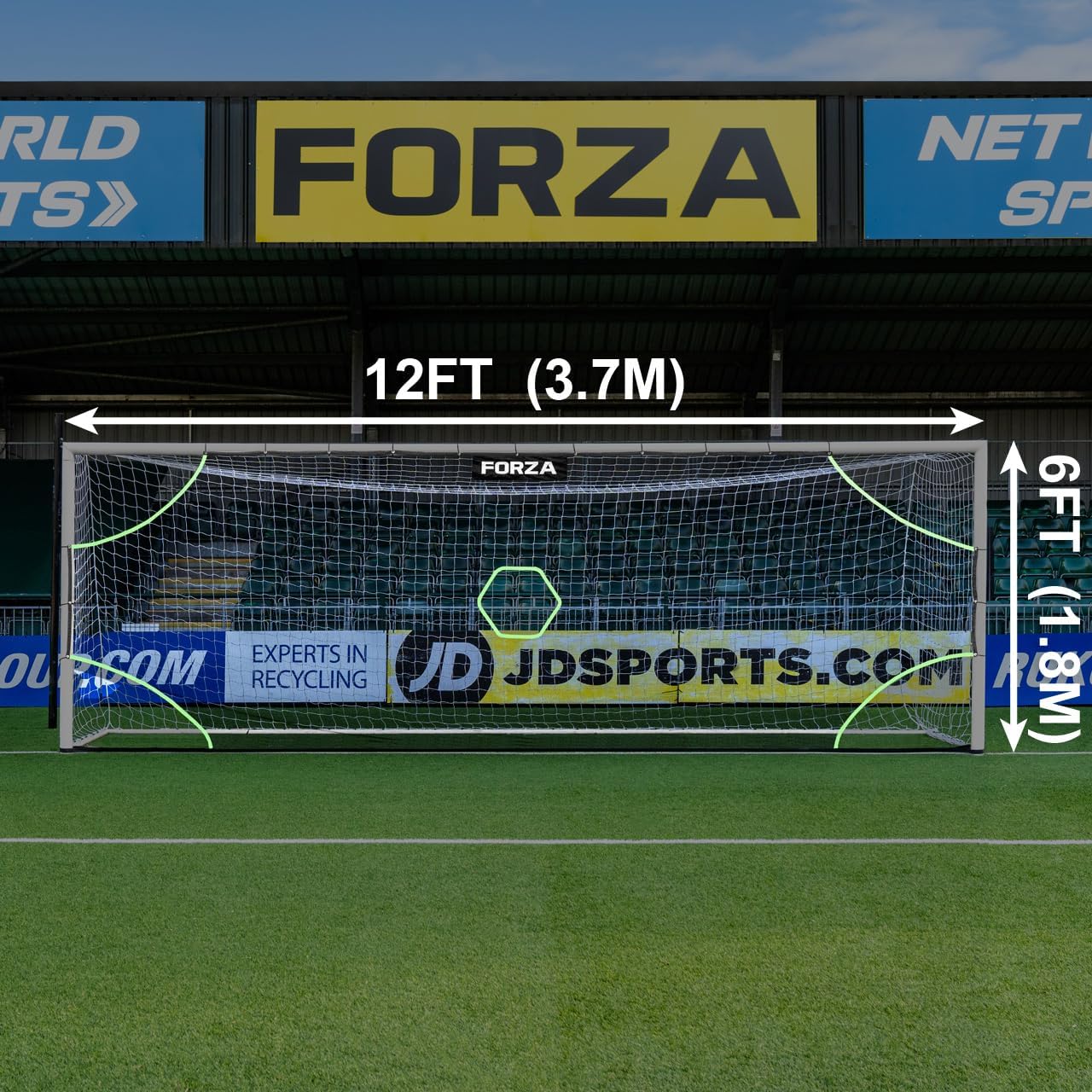 FORZA Pro Soccer Target Sheets | Soccer Goal Target Net | Scoring Zones for Improving Shooting Accuracy [4 Styles, 10 Size Options]