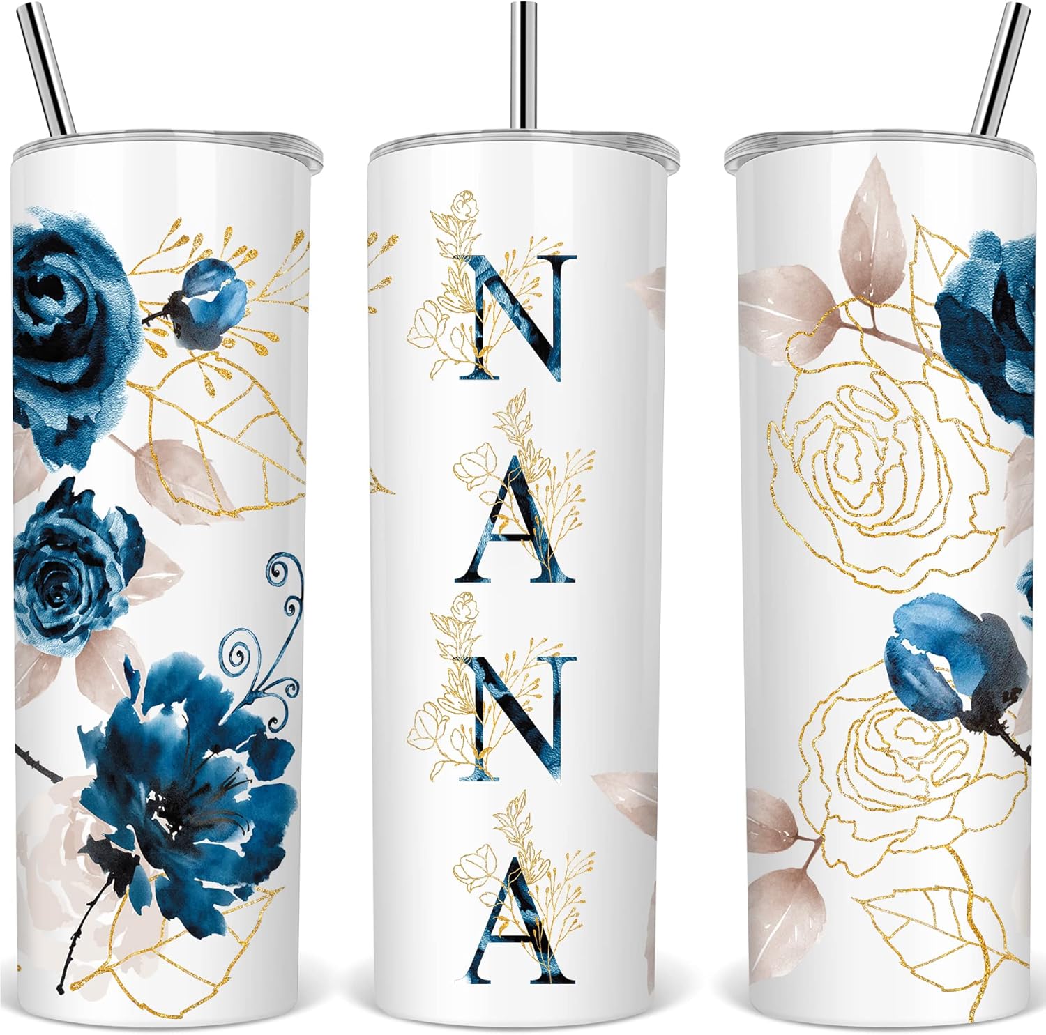 AGOT Mother's Day Gifts for Grandma - Stainless Steel 20oz Tumblers Nana Gifts - Birthday Christmas Gift for Grandma Mimi Nana Grandmother