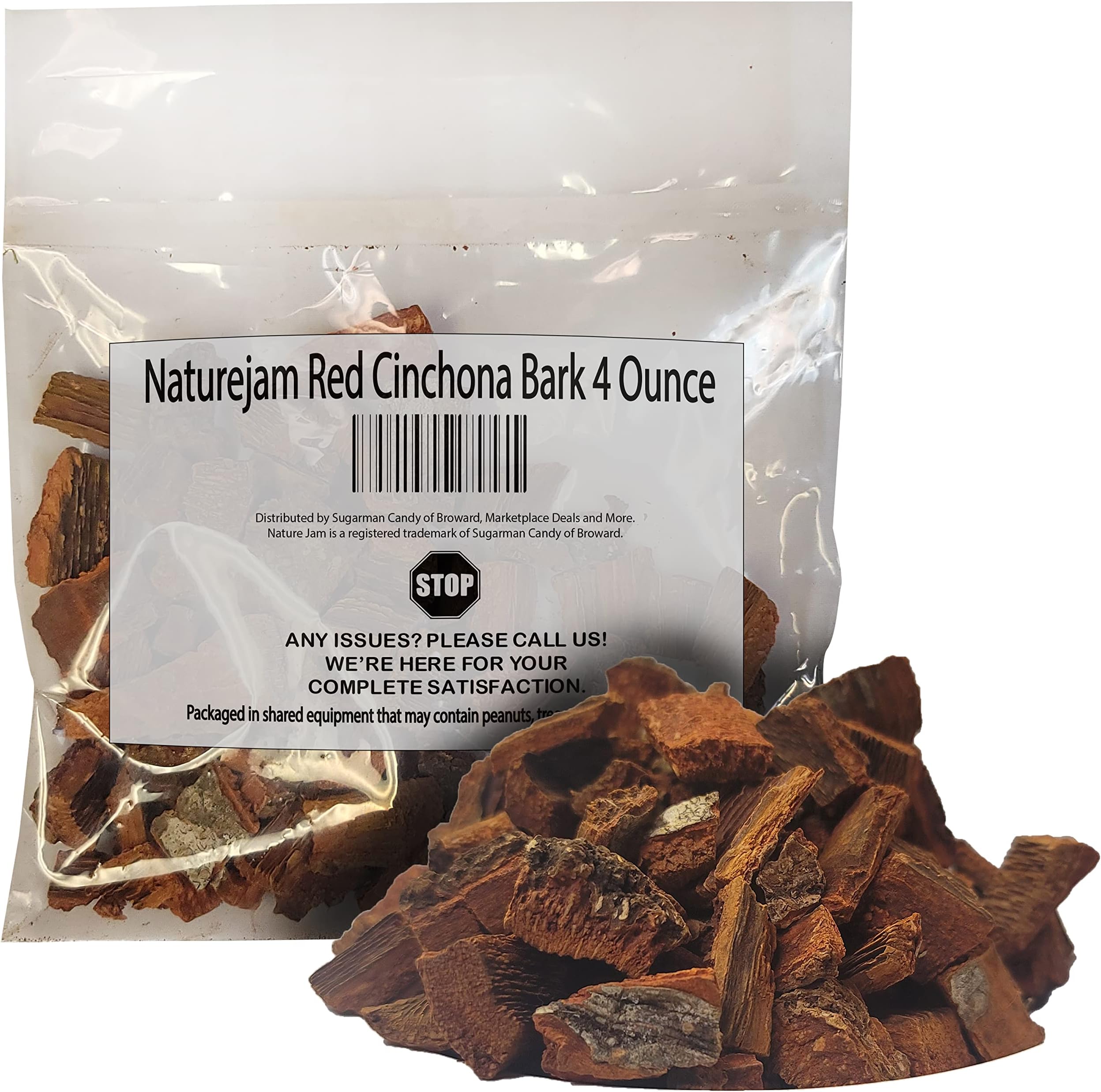 Naturejam Red Cinchona Bark 4 Ounce Bulk-aka Quina Roja or Fever Tree 100% Natural From Mexico