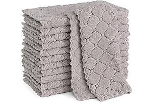 Homaxy Kitchen Cleaning Towels: Super Soft, Absorbent, Fast Drying Dishcloths for a Spotless Kitchen