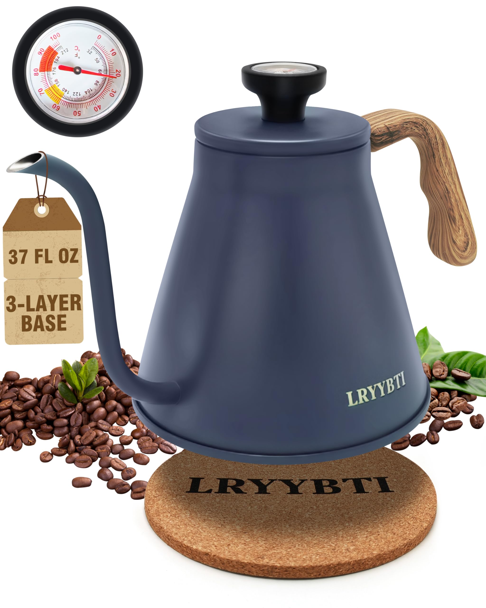 LRYYBTI Gooseneck Kettle Stovetop - tea kettles | Mubboo